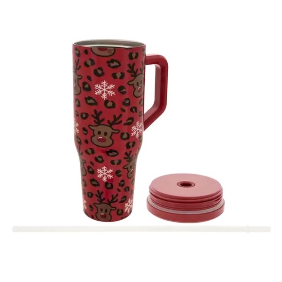 Reindeer and Snowflake Tumbler New - Picture 3 of 9